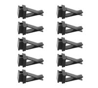 10pcs Car Air Vent Clip Air Freshener Refills for Universal Car Use | Metal and Plastic Build, Adjustable Fragrance Intensity, Long Lasting Scent, Black Finish, for Men and Women