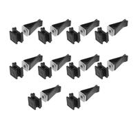 10pcs Car Air Vent Clip Freshener for Interior, Metal Plastic Black | Universal Fit, Adjustable Fragrance Intensity, Long Lasting Scent, Comfortable Driving Experience for Men and Women