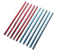 10pcs Car Air Vent Trim Strip for Interior, PVC Decorative Accessory | Quick Install, Secure Fit, Stable Color Retention, for Rectangular Vents in Red or Blue