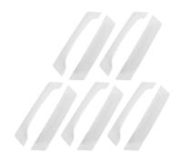 10pcs Car Backup Camera Cover ABS Rain Guard for Reverse Viewing | No-drill Fit, Dust Protection, Discreet White Finish, for Muddy Roads and Heavy Rain