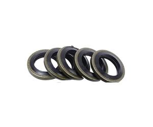 10PCS Car Drain Oil Pan Gaskets Anti-deformation Rubber and Metal Accessories Seal M6/M8/M10/M12/M14/M16/M18/M20(M14 10PCS)