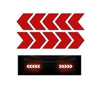 10Pcs Car Reflector Sticker Multi-Color Automobile Reflective Strip Auto Exterior Protect Accessories For Motorcycle Reflective Strips Tape For Cars Bikes Stick On
