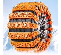 10pcs Car Tire Snow Chains, Snow Tyre Grips, Winter Tyres Chain, Reusable Winter Snow Car Tire Chain, Anti Skid Snow Chains, Adjustable Tire Wheel Traction Chains