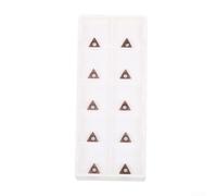 10PCS Carbide C Angle Turning Inserts for Pneumatic Chamfering and Multi Angle Metal Finishing Tasks with Triangular Blade Shape