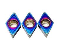 10pcs Carbide Insert DCMT11T308 Nano Blue Lathe Turning Tool For CNC Grooving Blade