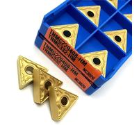 10pcs Carbide Insert TNMG220404 TNMG220408 HM PC9030 High-Quality Turning Blade Steel Part TNMG 220404/220408 Stainless Cutting Tool(TNMG220404 HM PC9030)