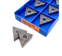 10PCS Carbide Insert TNMG220404 TNMG220408 HM PC9030 NC3020 NC3030 Metal Turning Tool TNMG 220404/220408 Cutting Tools(TNMG220404-HM PC9030)