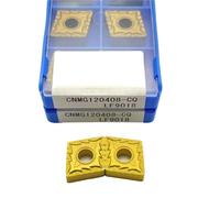 10PCS Carbide Inserts Blade CNMG120404 CNMG120408 CNMG120412 High Hardness Tool CNMG 120404 120408 120412 CQ LF9018 End Milling Cutter(CNMG120408 CQ LF9018)