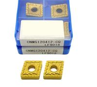 10PCS Carbide Inserts Blade CNMG120404 CNMG120408 CNMG120412 High Hardness Tool CNMG 120404 120408 120412 CQ LF9018 End Milling Cutter(CNMG120412 CQ LF9018)