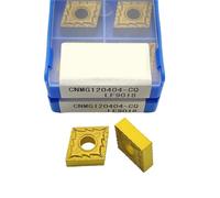 10PCS Carbide Inserts Blade CNMG120404 CNMG120408 CNMG120412 High Hardness Tool CNMG 120404 120408 120412 CQ LF9018 End Milling Cutter(CNMG120404 CQ LF9018)