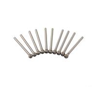 10PCS Carbide Rotary Burrs 3x6mm Double Cut Drill Bits for Metal Wood Carving Grinding Deburring Polishing with 3mm Shank(c)