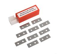 10Pcs Carbide Square Cutters Insert,30X12x1.5mm 35° for Wood Lathe Turning Tool,Solid Tungsten Carbide Indexable Inserts
