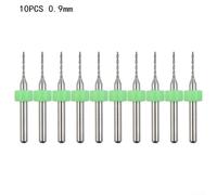 10pcs Carbide Steel Drill Bits for PCB Circuit Board Drilling with Improved Work Efficiency and Long lasting Performance (0.9mm)