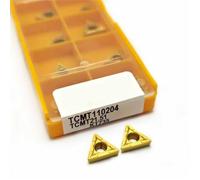 10Pcs Carbide Tools Internal CNC Insert Lathe Metal Turning Tool(TCMT110204 KT735)