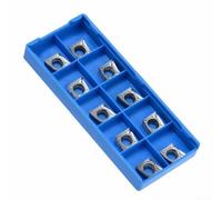 10Pcs Carbide Turning Inserts CCGT09T304-AK H01 and CCGT32.51-AK H01 for Aluminium CNC Cutting, R0.4 Radius Indexable Blades with 9mm Length and 3mm Thickness