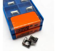 10PCS Carbide Turning Tool CCGT09T3 02 04 08 CCGT09T308 CCGT09T304 CCGT09T302 Insert and SCLC Rod for Aluminum/Copper/Wood(CCGT09T308 AK H01)