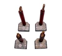 10pcs Carbon Brush for Isuzu 2.8 Pickup Starter Motor 7X19X15mm