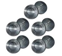 10Pcs Carbon Brush Holder Caps Motor Brush Covers Fitting Thread Black 24mm Outer Diameter 8.5mm Thickness Secure Holder