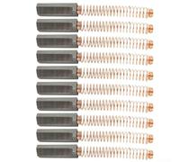 10pcs Carbon Brush Replacement Set 25x6x6mm Copper Compatible with KitchenAid Stand Mixer Models W10380496 9706416 W10260958 and Other Part Numbers for Efficient Motor Performance and Easy Installati