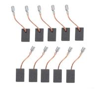 10pcs Carbon Brush Set 5x10x17mm for Bosch GWS14150 GWS15150 10125 125CI GOP12CE Compatible Power Tool Replacement Parts