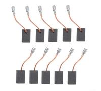 10pcs Carbon Brushes 5x10x17mm For Bosch Angle Grinder | High-quality core, metal spring tip, loss, for heavy duty use