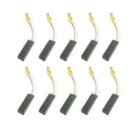 10PCS Carbon Brushes Cost Effective Replacement Parts Motor Brush Metal Texture For Small Washing Machine Motors Noise Reduction Motor Parts
