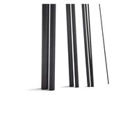 10Pcs Carbon Fiber Rod 1000mm Length And Diameter 0.5mm-7mm Round Solid Carbon Rod For Fixing And Strengthening Use(5.5x1000mm 10pcs)