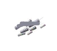 10PCS Carbon Film Resistors Ring Power Resistor 5W 5% 0.1~10M 2 3.3 10R 22 36 47 68 100 220 330 470 1K 2.2K 10K 22K 4K7 100KOhm(0.12 Ohm)