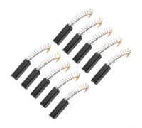 10pcs Carbon Motor Brushes for Power Tools and Drills 6x6x20mm with Hard Spring and Copper Wire to Support Electrical Conductivity