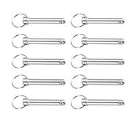 10pcs Carbon Steel Fast Release Pins Spring Activated Design Multiple Measurement Option For Various Applications Quick Release Pin Carbon Steel