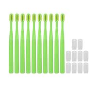 10Pcs Care Kit - Includes Soft Bristle Toothbrushes and Braces-Friendly Brush Flosser for Cleaner Inter Brush Toothpick, Essential Tools for Braces Hygiene