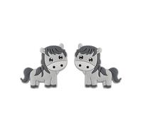 10Pcs Cartoon Animal Silicone Beads Horse Fox Elephantfor DIY Necklace Bracelet Jewelry Crafts-10pcs Light Gray