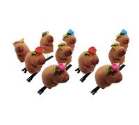 10pcs Cartoon Animal Spring Hair Clip Lightweight Plush Hairpin Hair Accesories Hair Ornament For Different Hairstyles
