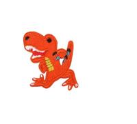 10pcs Cartoon Embroidery Cloth Sticker Cute Little Dinosaur Clothes Patch Computer Chapter Boy(Color 6)