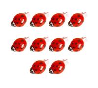 10PCS Cartoon Ladybirds Shaped Hairpins Resin Hair Clip Hair Decoration For Childrens Daily Use And Party Wear