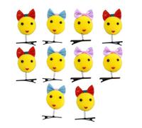 10PCS Cartoon Shape Spring Hair Clip Kids Girl Braids Hairpin Party Souvenir
