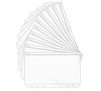 10PCS Cash Stuffing Wallet UK, 180x100mm Budget Binder, 6 Holes Budget Binder Pockets, Binder for Notebooks, Documents, Photos & Cash Organization