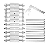 10Pcs Cassettes Repair with Adjustable Screw Rod, Electrical Box Fixing Tool for 86/118 Type Sockets Switches Universals Outlet Repairer
