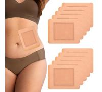 10Pcs Castor Oil Pack Wrap, Self-Adhesive Pads for Easy Application, Comfortable and Convenient Design for Women Men Kids, No Wash (Oil Not Included)