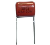 10pcs CBB capacitor 124 1000V 124J 1KV 0.12uF 120nF P15 CBB22 Metallized Polypropylene Film Capacitor BIANMTSW