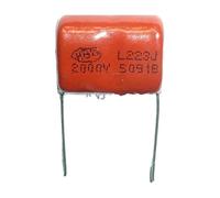 10pcs CBB capacitor 223 2000V 223J 2KV 0.022uF 22nF P20 CBB81 Metallized Polypropylene Film Capacitor