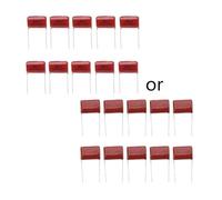 10Pcs CBB22 105J 400V Metallized Film Capacitors 1UF P20mm Thin Film Capacitors EKFBQBGW