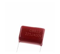 10pcs CBB22 225J400V 400V225J 2.2uF 400V 5% P20 Foot Distance 20mm Metallized Polypropylene Film Capacitor BIANMTSW