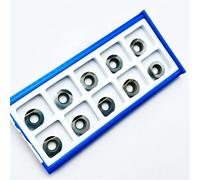 10PCS CBN PCD RPMW1003 Diamond Insert Quenched Steel CNC Lathe Turning Tool Copper Aluminum(10PCS RPGT1003-PCD)