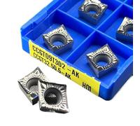 10pcs CCGT060202 CCGT060204 CCGT060208 CCGT09T302 CCGT09T304 CCGT09T308 CCGT120402 CCGT120404 CCGT120408 AK H01 Aluminum Turning Tool(CCGT060202-AK HO1)