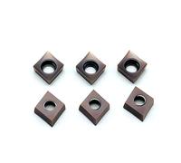 10PCS CCGT060202 CCGT060204 CCGT09T302 CCGT09T301 CCGT09T304 Carbide Inserts CCGT Cermet Blade CNC Lathe Cutter Turning Tools(CCGT060204 ML KT8060)