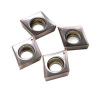 10PCS CCGT060202 CCGT060204 ML KT8060 Carbide Inserts Internal Turning Tool Insert CNC Cutting Metal Lathe(CCGT060202 ML KT8060)