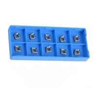 10PCS CCGT060204-AK N01 Carbide Inserts for Aluminum Turning, CCGT21.51-AK Indexable Inserts for Steel and Aluminum, High Finish and Wear Resistance