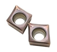 10PCS CCGT09T304/02/01 ML KT8060 Aluminum Insert Cutting Tool Turning CNC Carbide Wood Tools(CCGT09T302-ML KT8060)