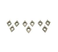 10PCS CCMT060204 CCMT060208 MT/FG CT3000 Cermet Insert Internal Turning Tool Steel Machining Metal Lathe Tools CNC Finishing(CCMT09T304-MTCT3000)